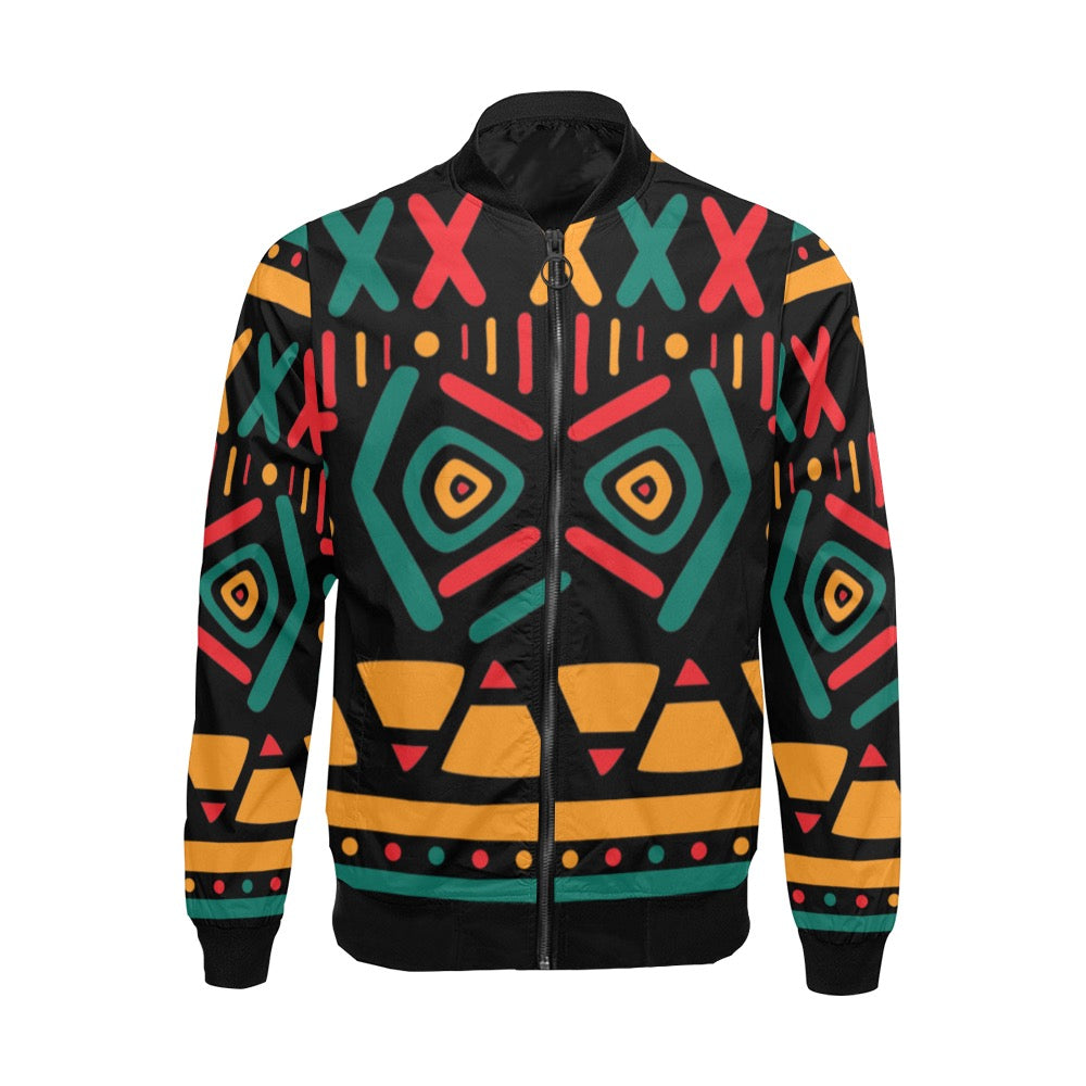 Men's All Over Print Casual Jacket (Model H19)