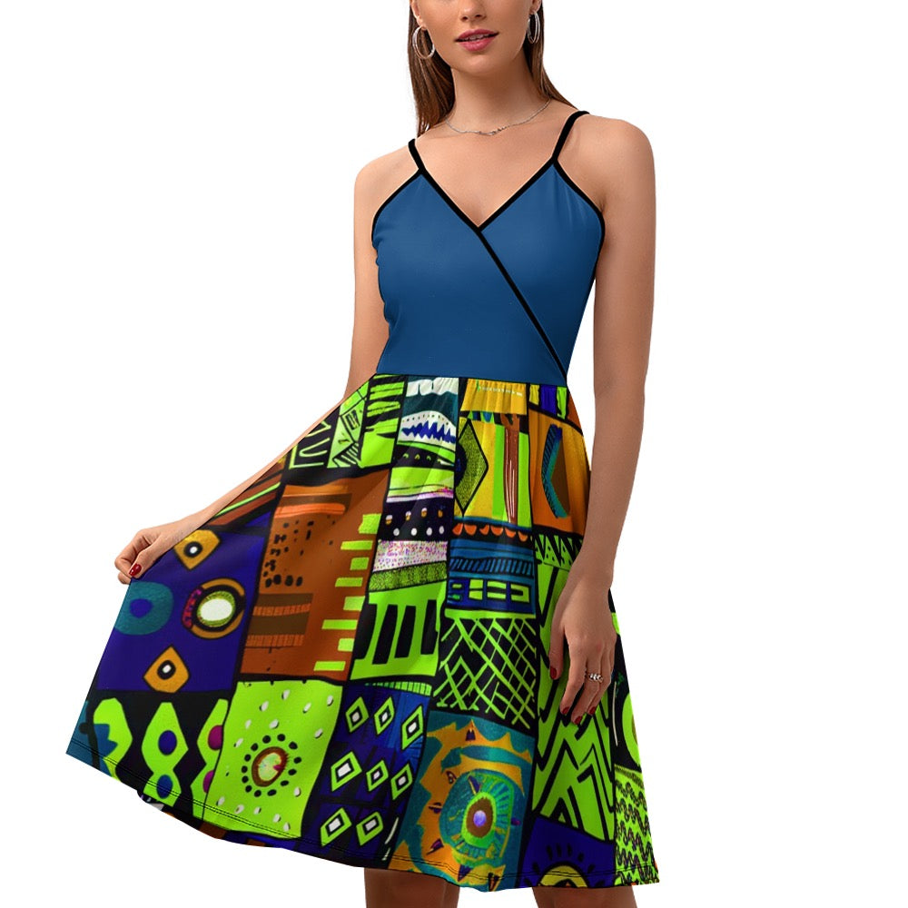Women's Elegant Suspender Dress