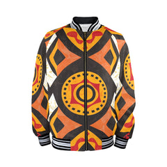 New Men's Striped Trim Bomber Jacket (H21) 【Type】95% Polyester and 5% spandex, for men, All-Over Printing. The neckline, cuffs and hem are available in black and red