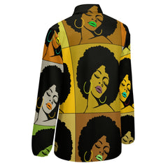 Vintage Casual Long Sleeve Shirt Top