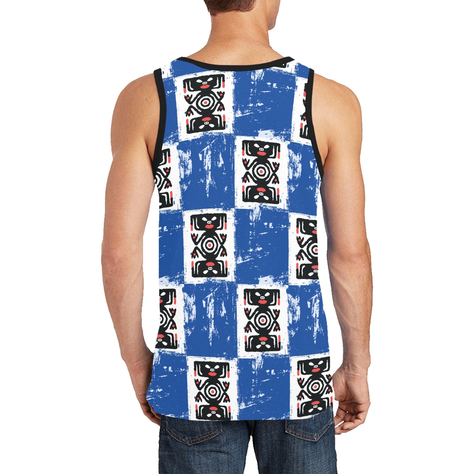 Men's All Over Print Tank Top (Model T57)