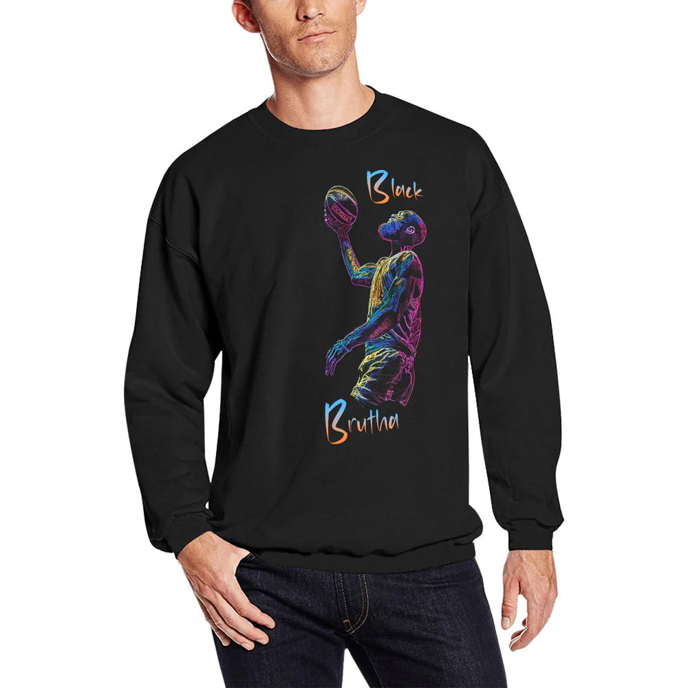 Men's All-Over Print Sweatshirt (Model H18)
