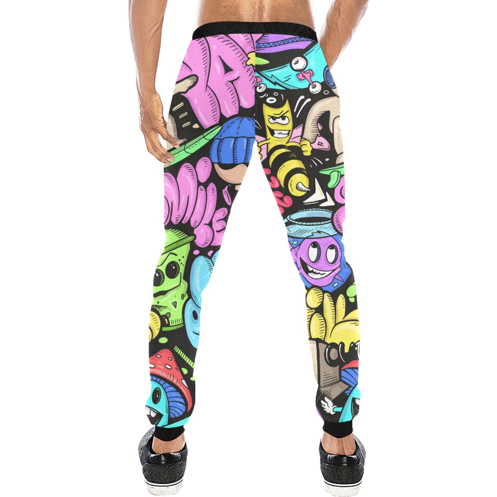 Men's All-Over Jogger Sweatpants (Model L11)