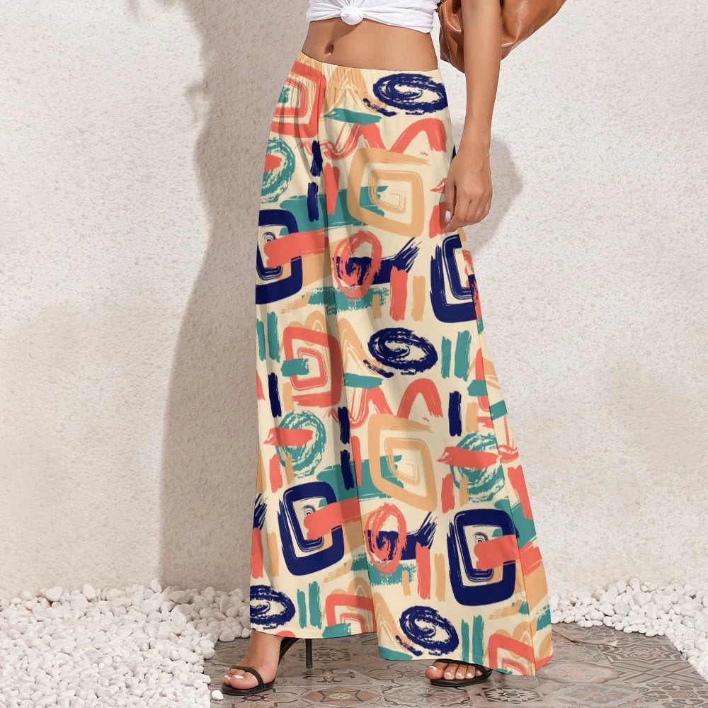Pantalon large personnalisé pour femme