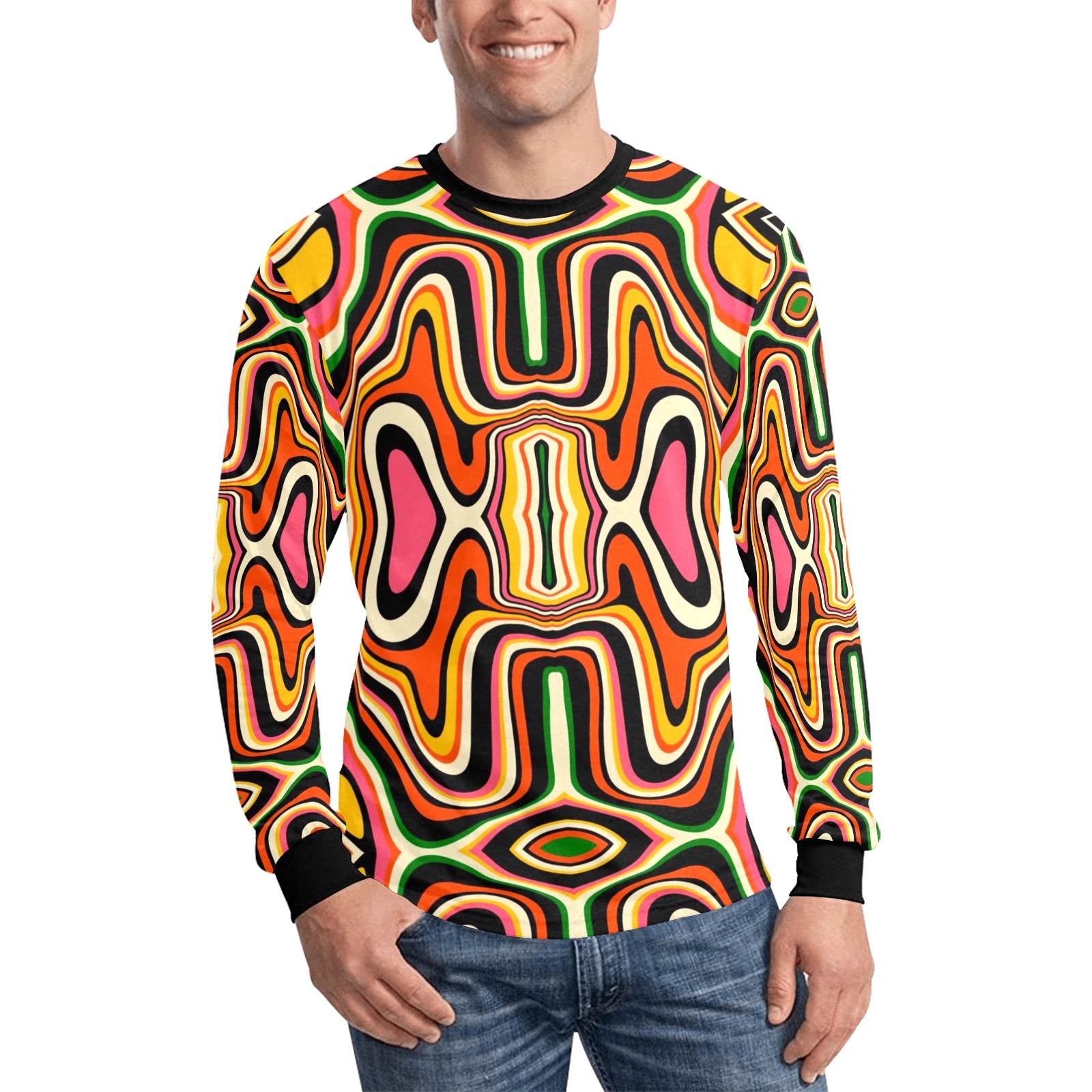 Men's Long Sleeve T-shirt(ModelT51)