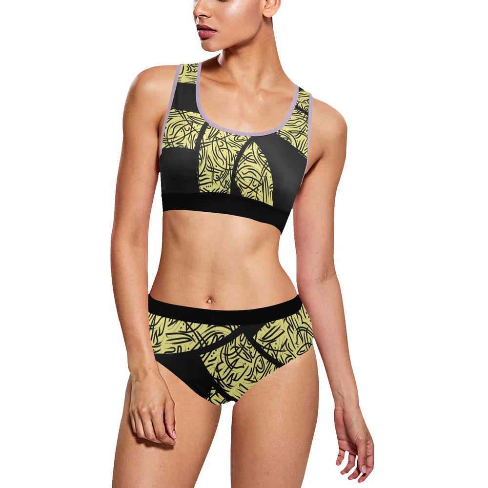 Women's Sports Bra Yoga Set (Set 13)