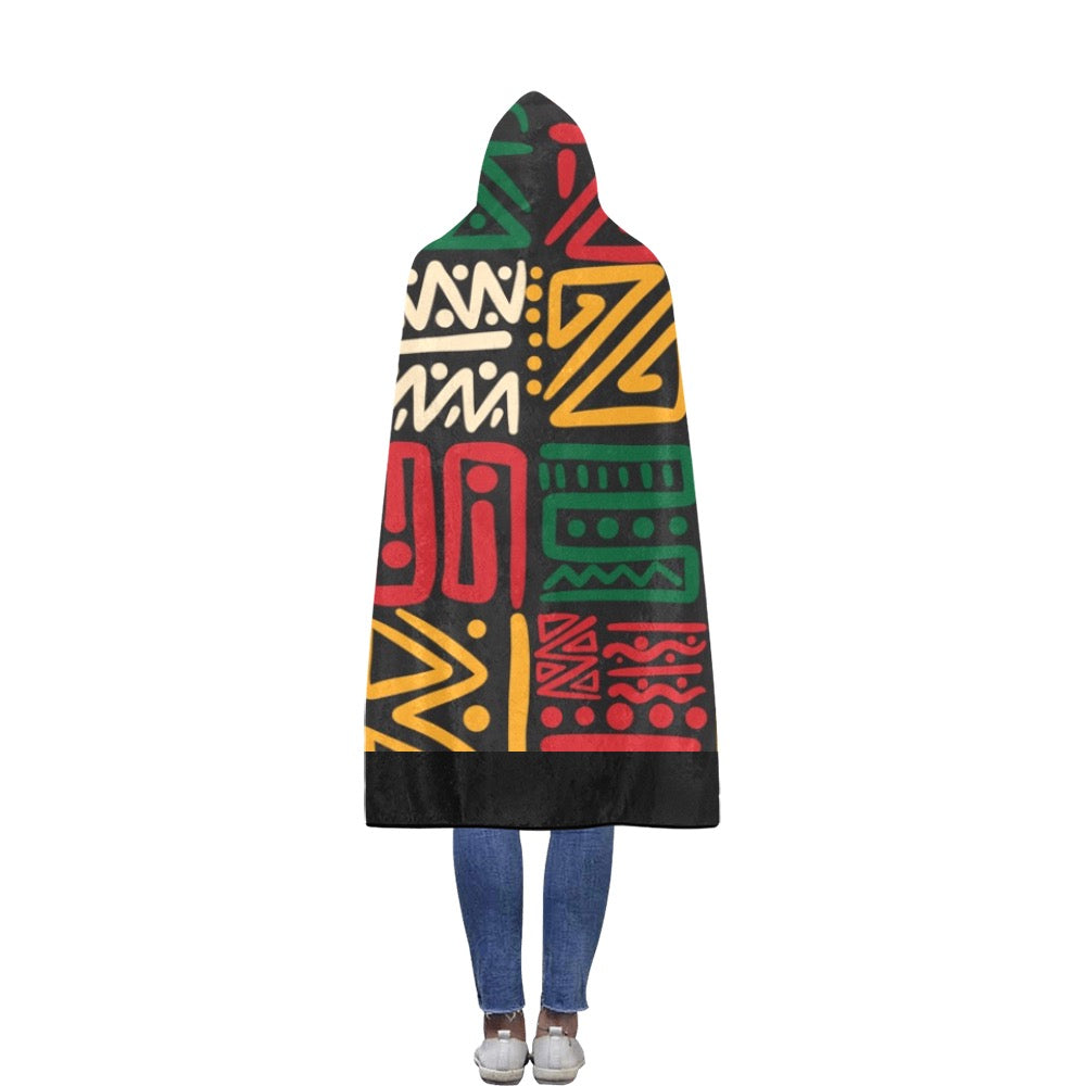 Flannel Hooded Blanket 56''x80''