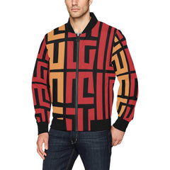Men's All Over Print Bomber Jacket (Model H31)