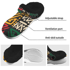 Custom Print Fleece Lined Adults Clogs