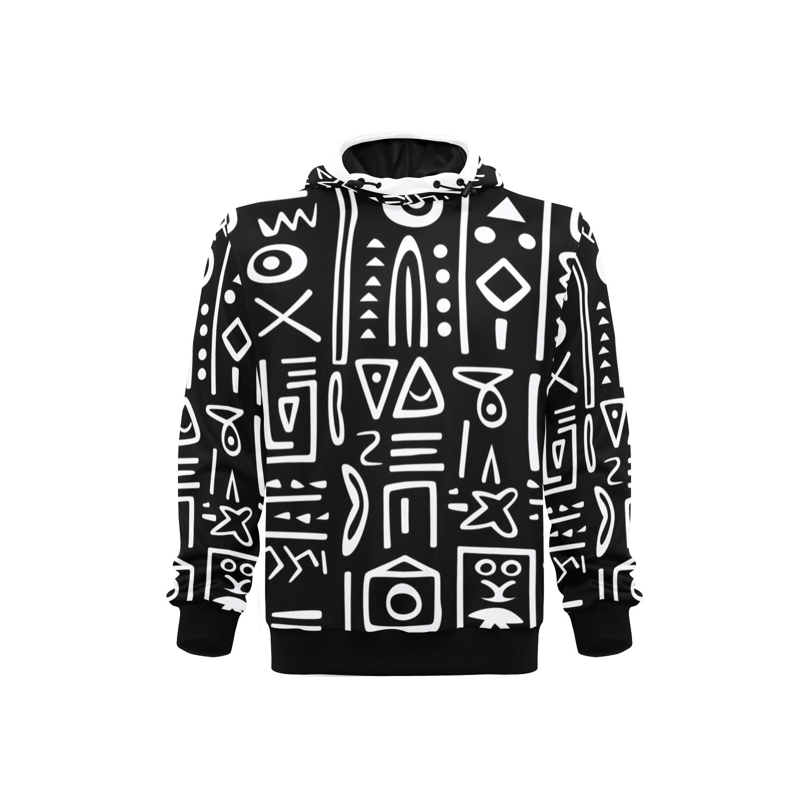 High Neck Pullover Hoodie for Men  H24