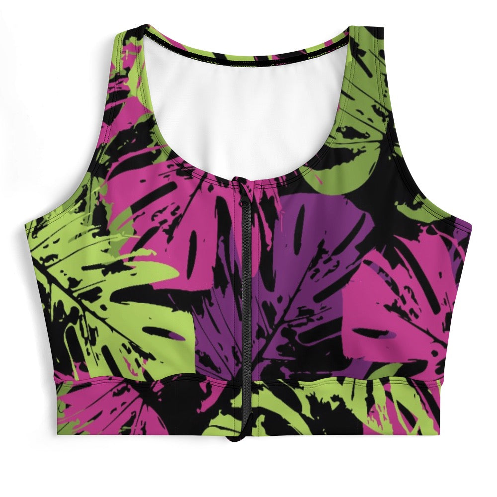 Yoga Zipper Vest New Tie-Dye