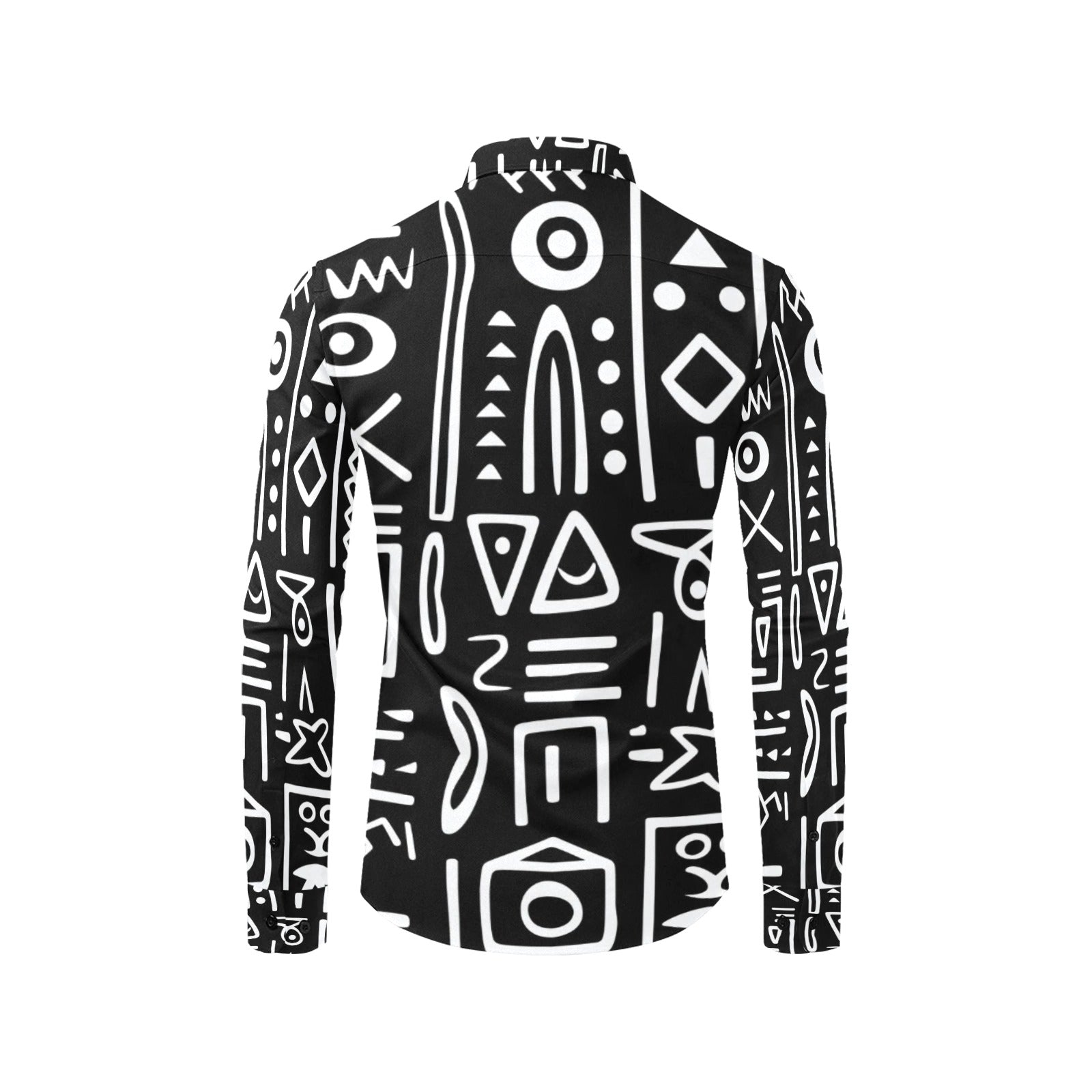Men's All Over Print Long Sleeve Shirt(Without Pocket)(T61)