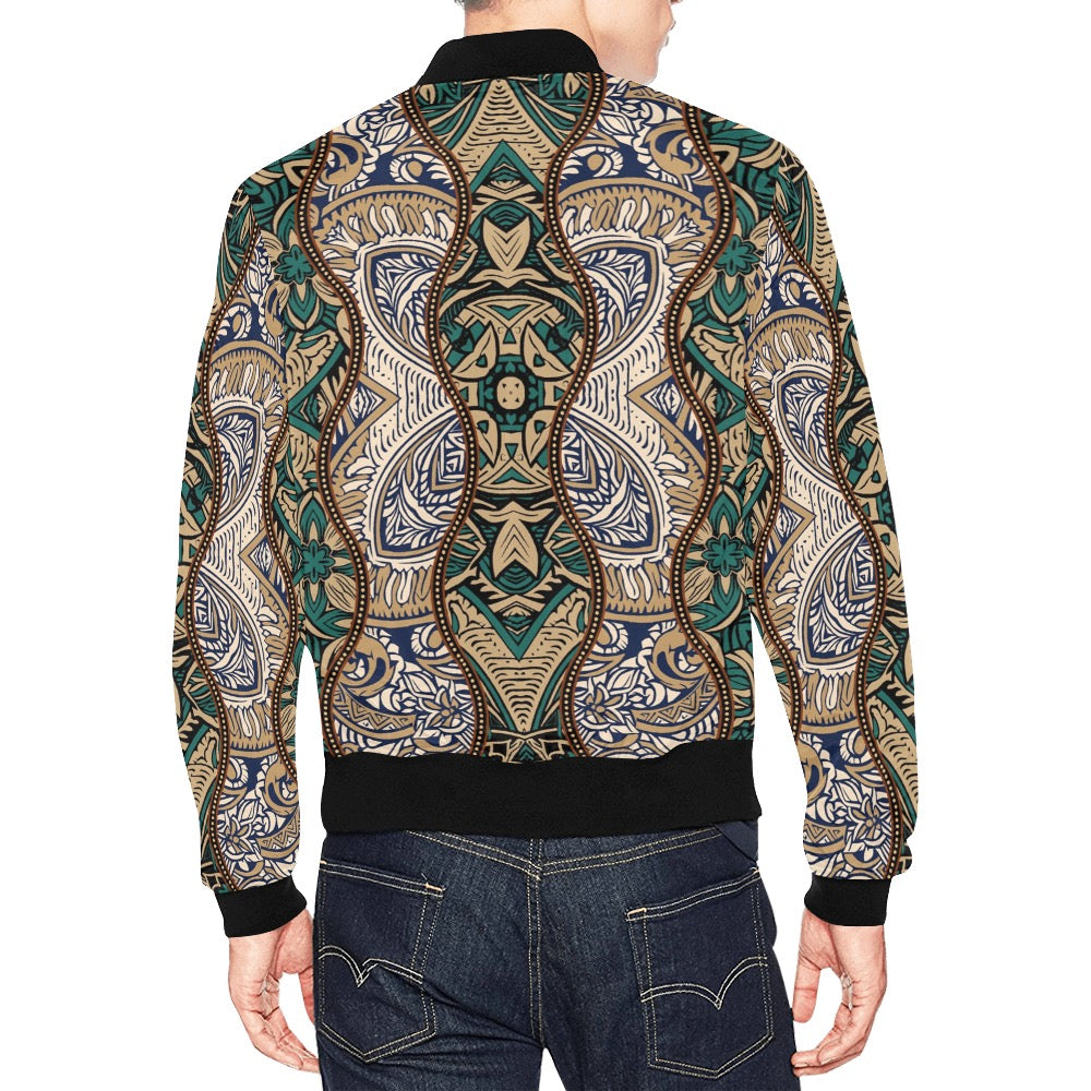 Men's All Over Print Casual Jacket (Model H19)