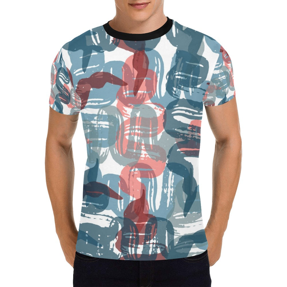 Men's All Over Print T-shirt (USA Size) (Model T40)