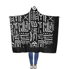 Flannel Hooded Blanket 56''x80''
