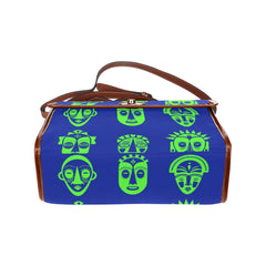 Waterproof Canvas Bag-Brown (All Over Print) (1641)