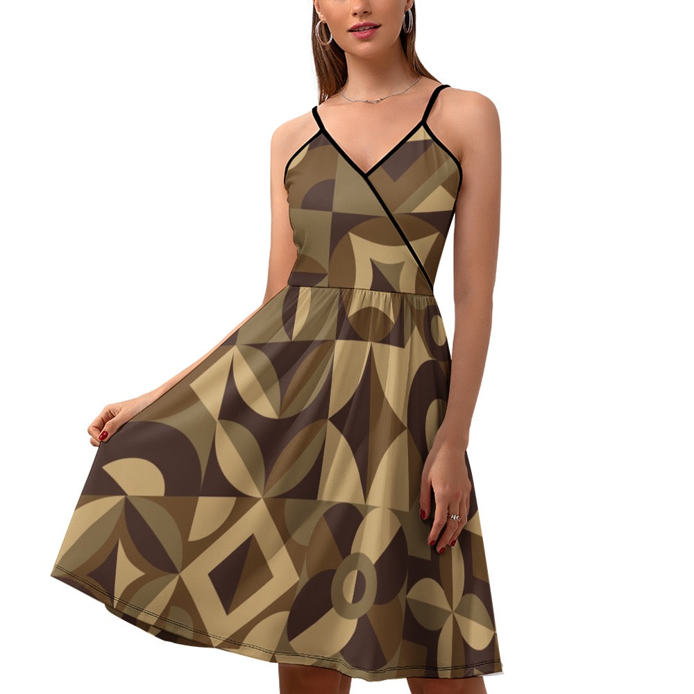 Women's Elegant Suspender Dress