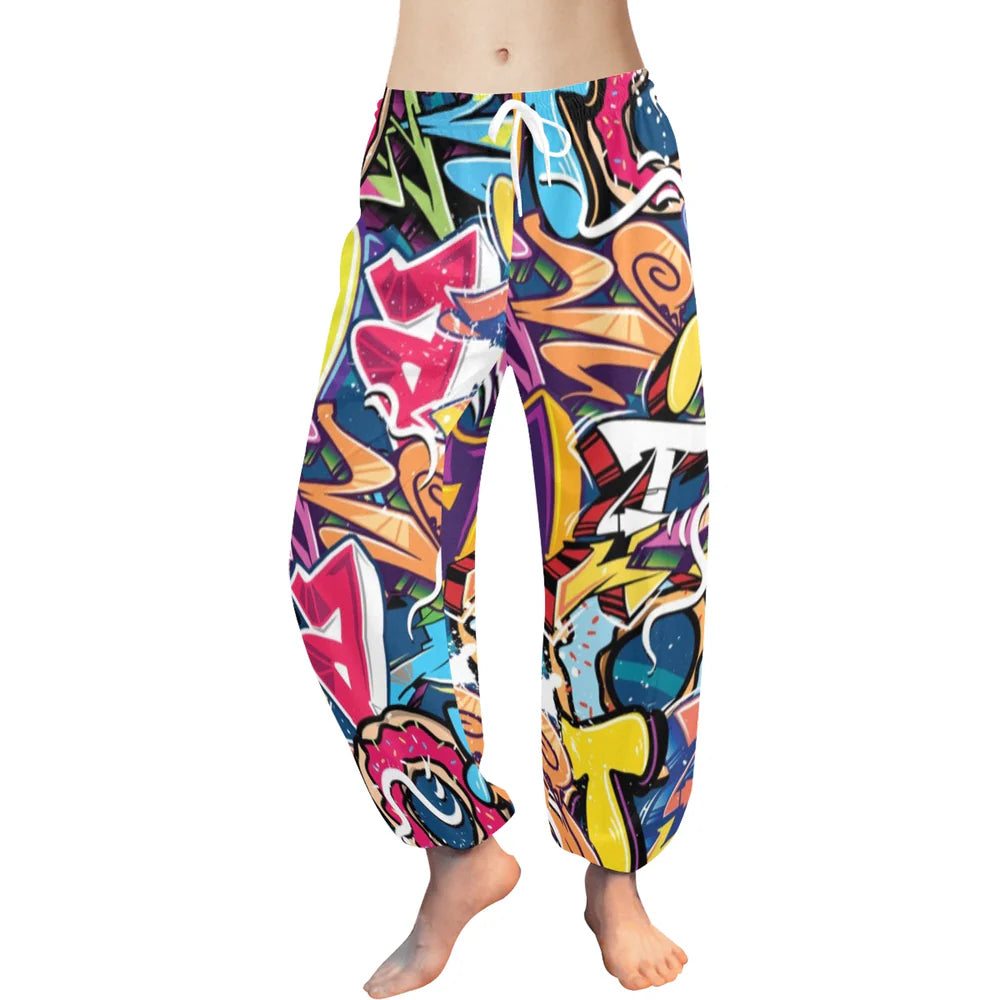 Women's All-Over Print Harem Pants (Model L18)