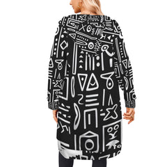 Women's Long Hooded Coat (H72)