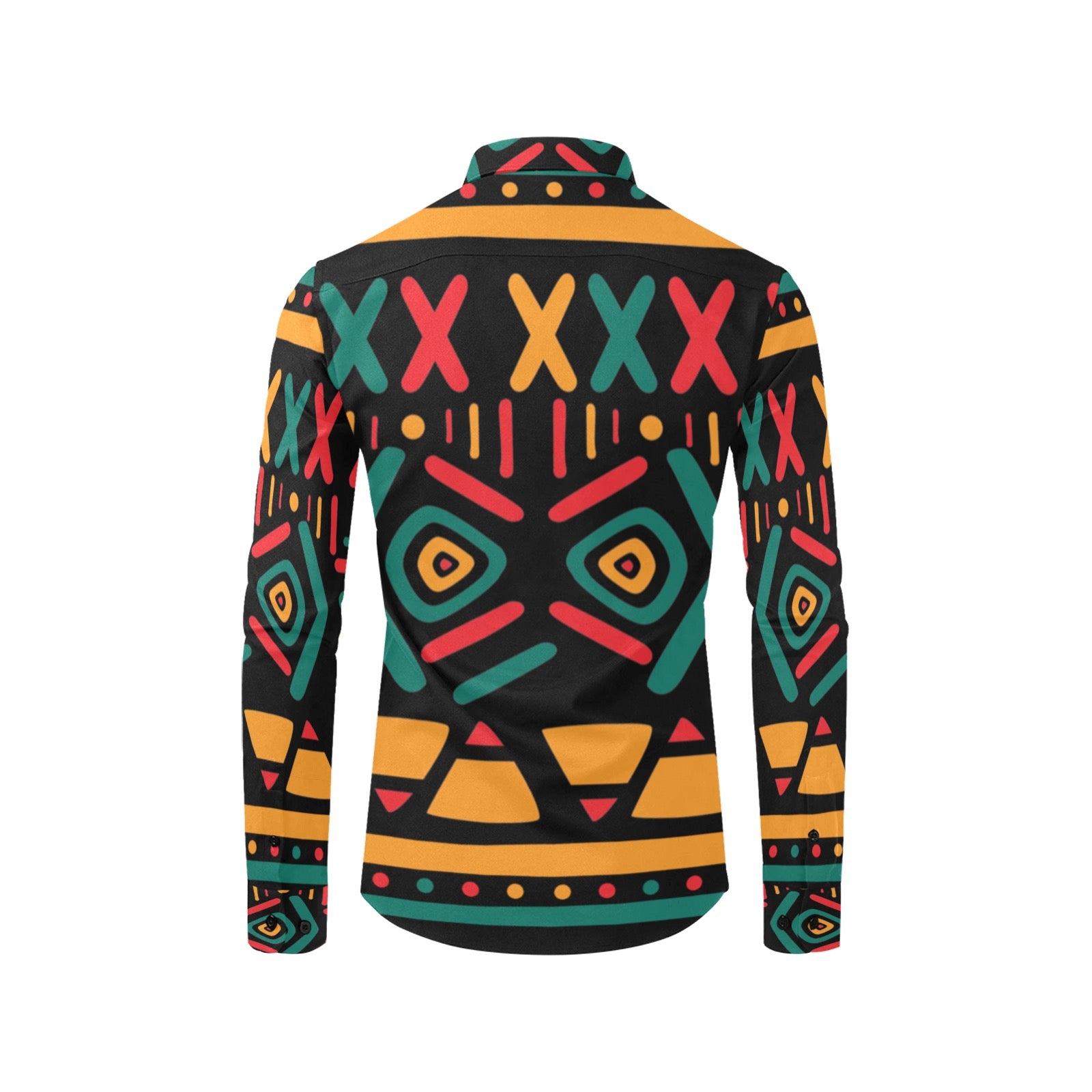 Men's All Over Print Long Sleeve Shirt(Without Pocket)(T61)