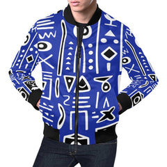 Men's All Over Print Casual Jacket (Model H19)