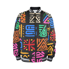 New Men's Striped Trim Bomber Jacket