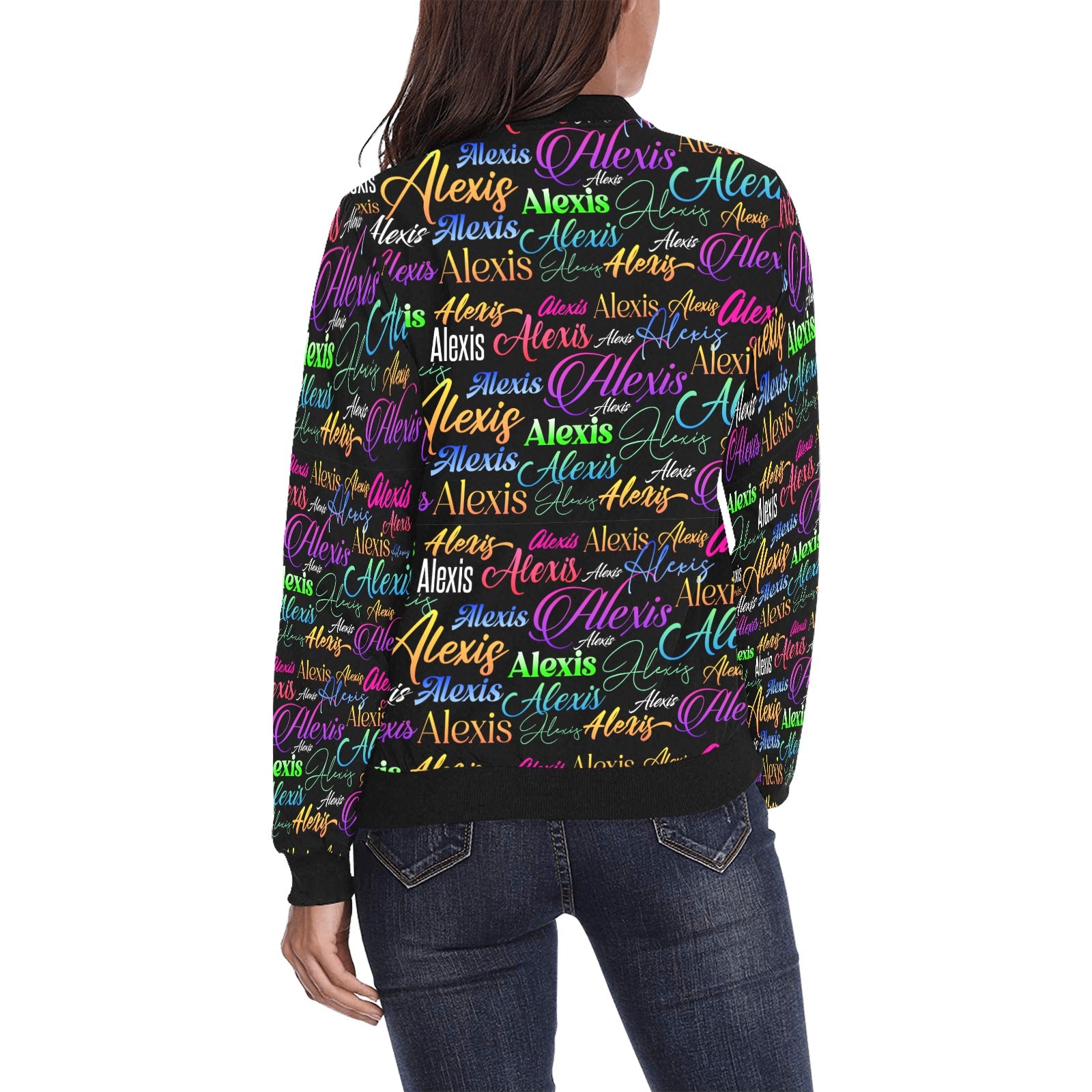 Women's All Over Print  Bomber Jacket (Model H36)