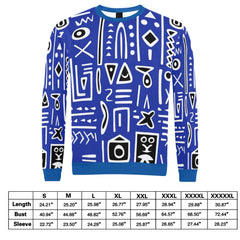 Men's All Over Print Sweatshirt (Model H18)
