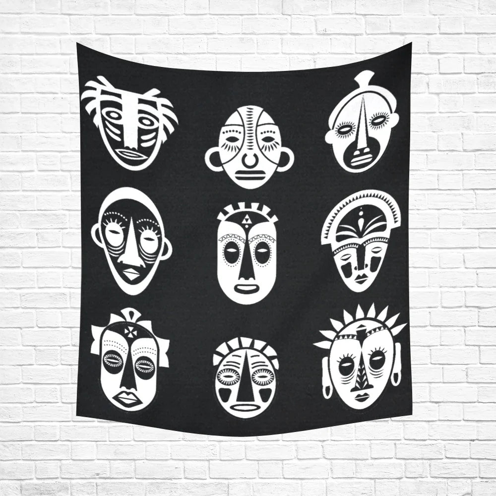 White Wall Tapestry - 51"x 60"