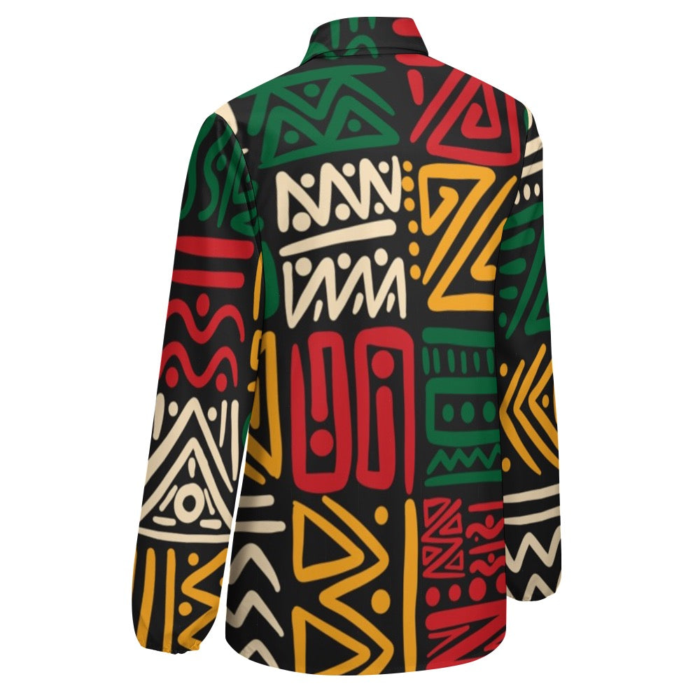 Vintage Casual Long Sleeve Shirt Top