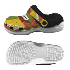 Custom Print Fleece Lined Adults Clogs