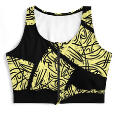 Tie-Dye Yoga Zip-Up Vest
