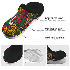 Custom Print Fleece Lined Adults Clogs
