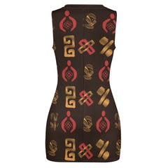 Navel-Baring Cross-Fit Hip Skirt