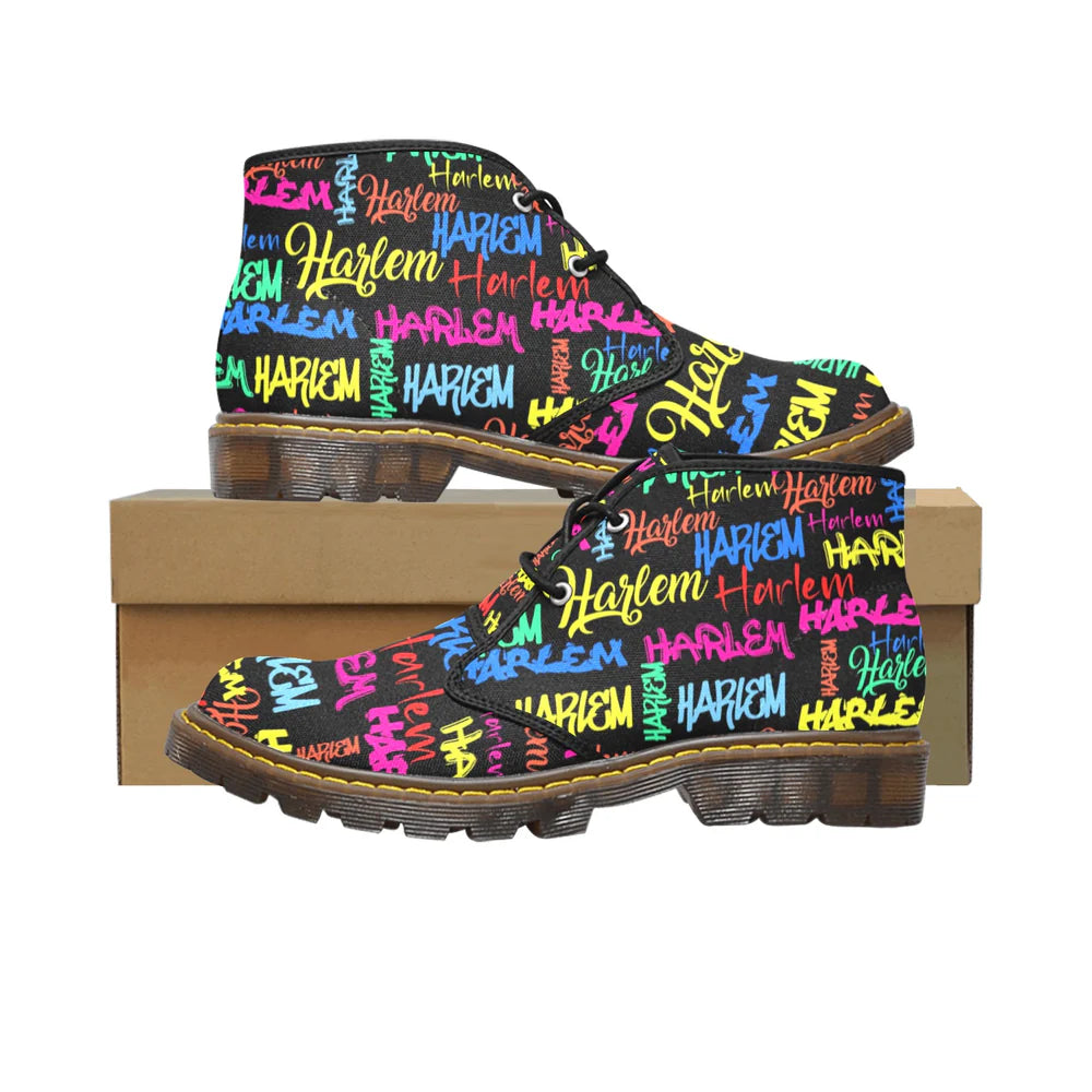 Men's Canvas Chukka Boots (Model 2402-1)