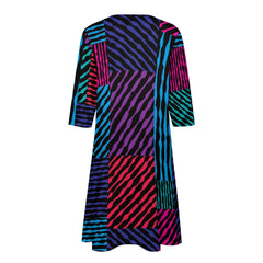 Women's 7-Point Sleeve Dress