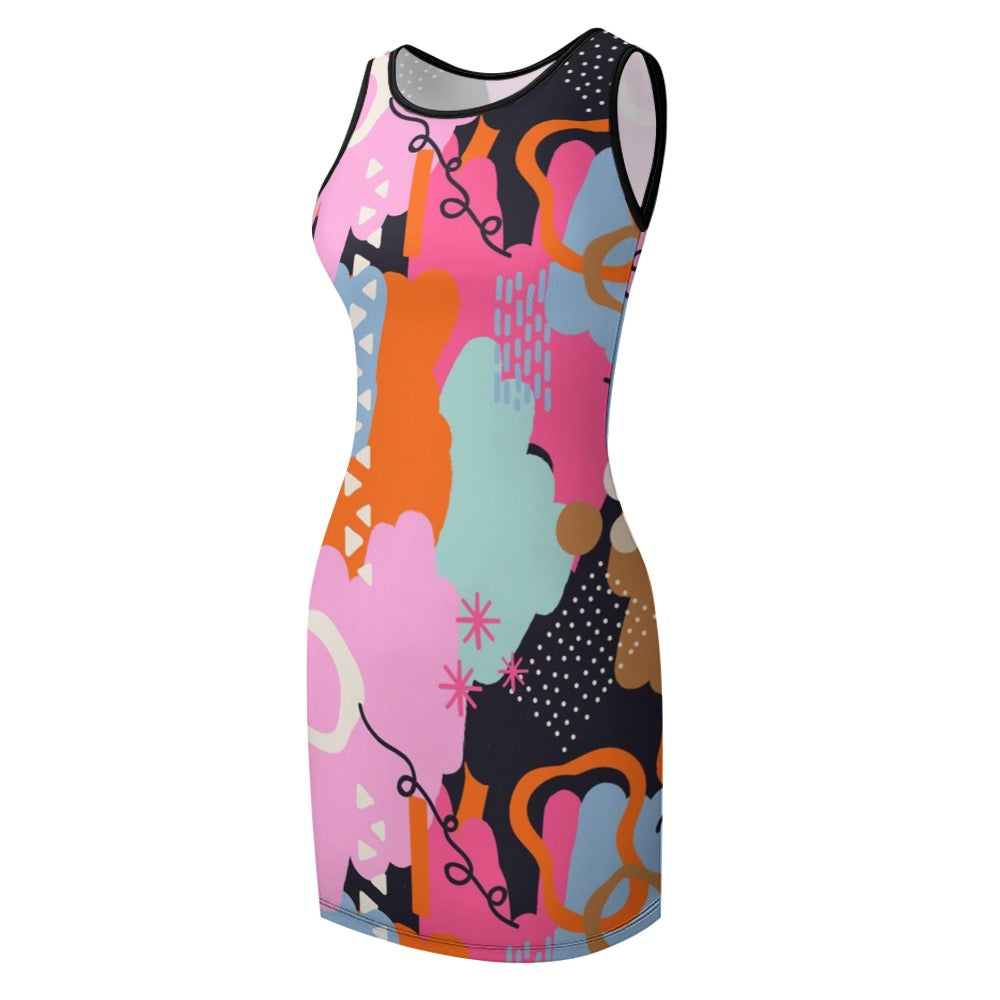 Temperament Slim Fit Sleeveless Tank Dress