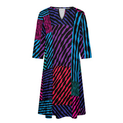 Women's 7-Point Sleeve Dress