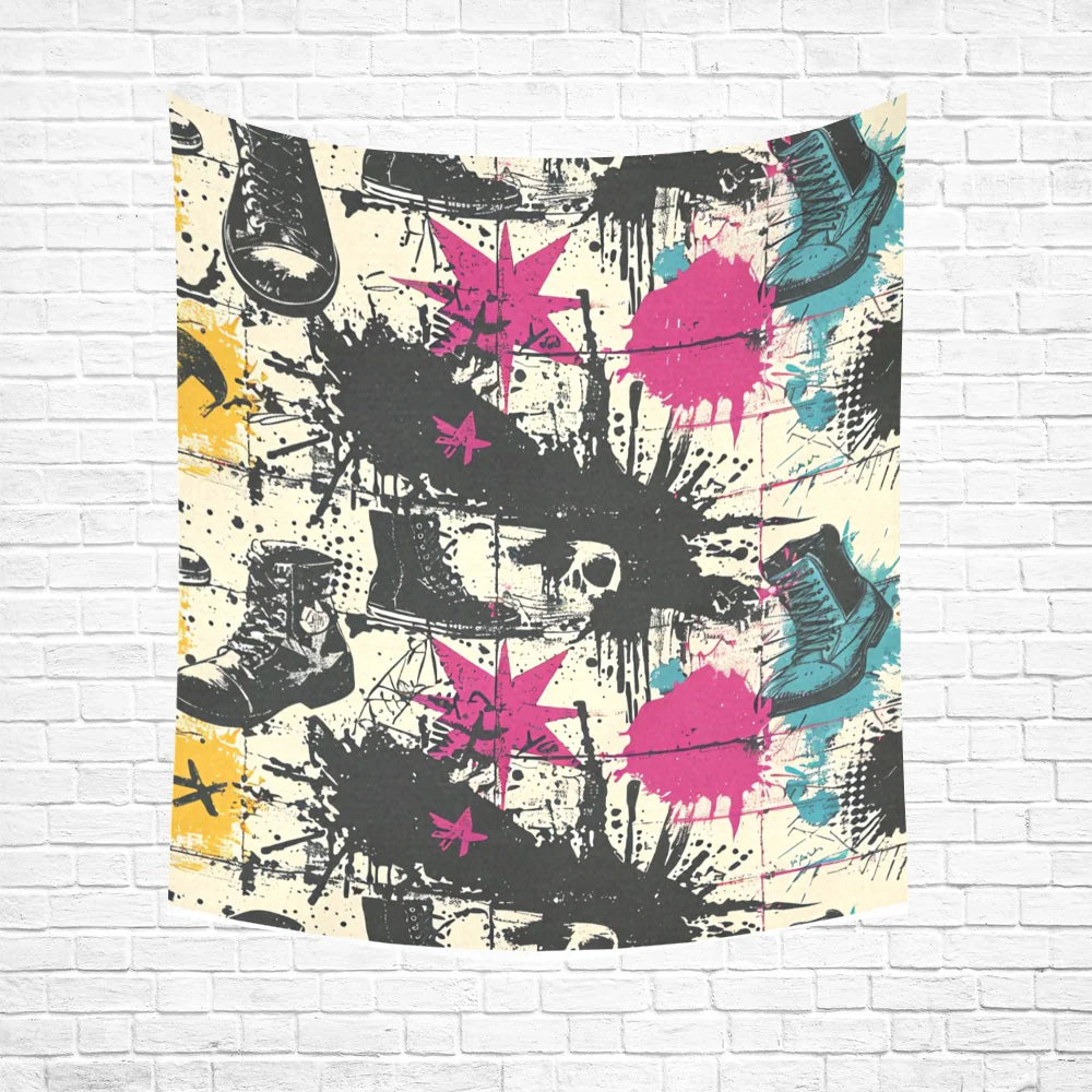 White Wall Tapestry - 51"x 60"