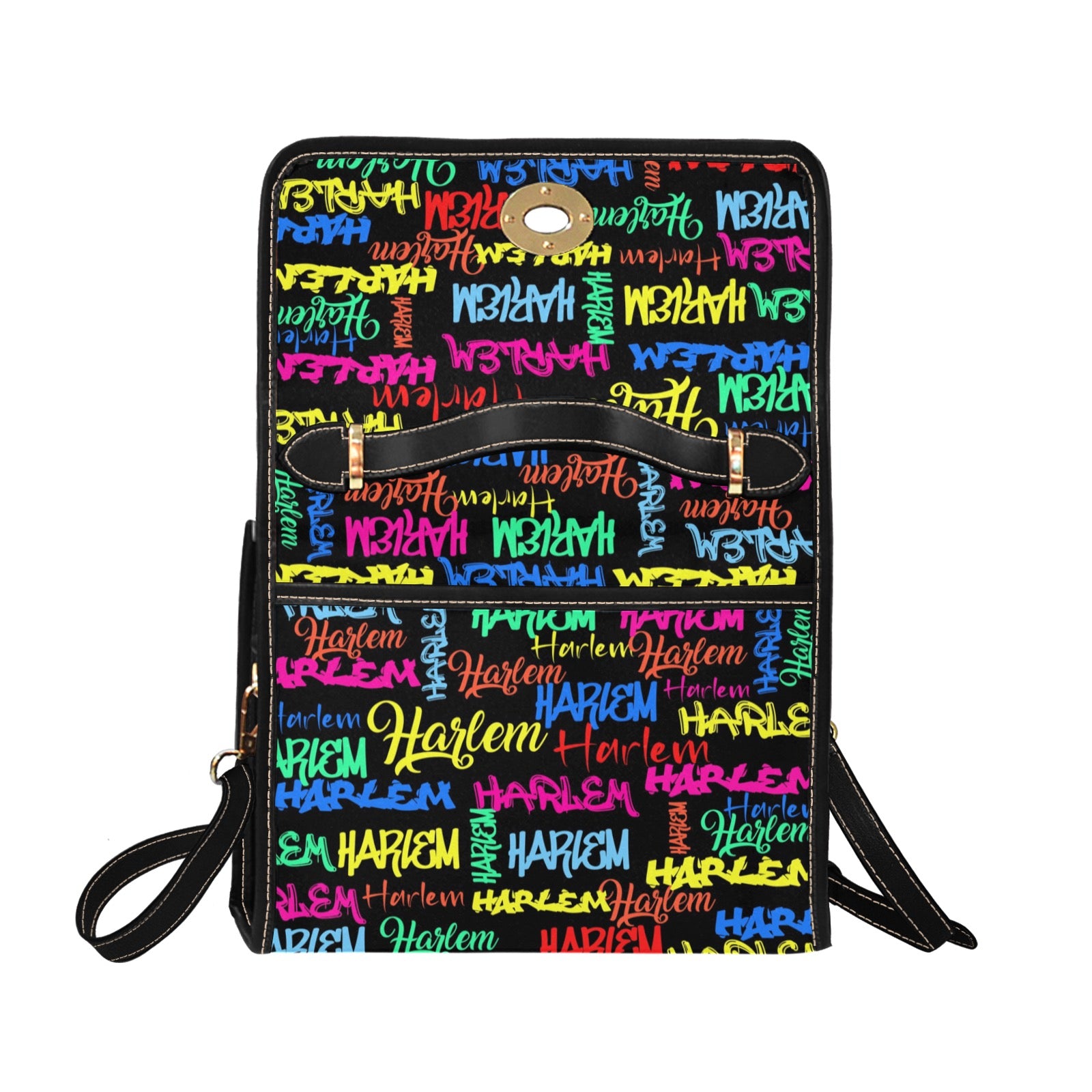 Lock bag (black shoulder strap, black edging)