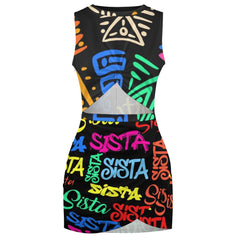 Navel-Baring Cross-Fit Hip Skirt