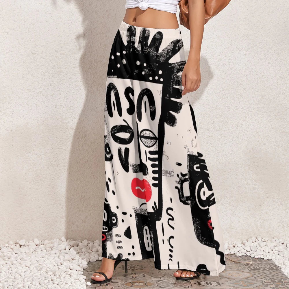 Women's Personalized Wide Leg Pants HPM