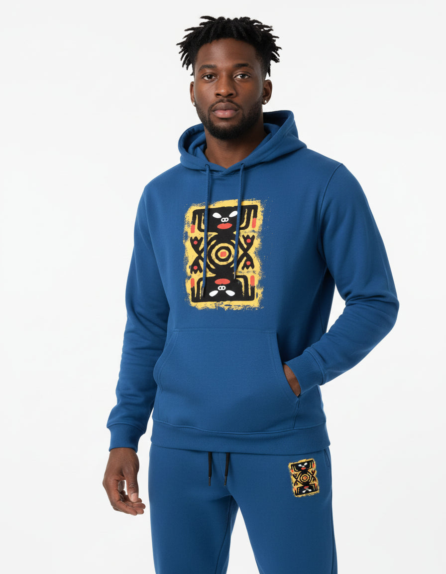 Tribal Print Hoodie Set