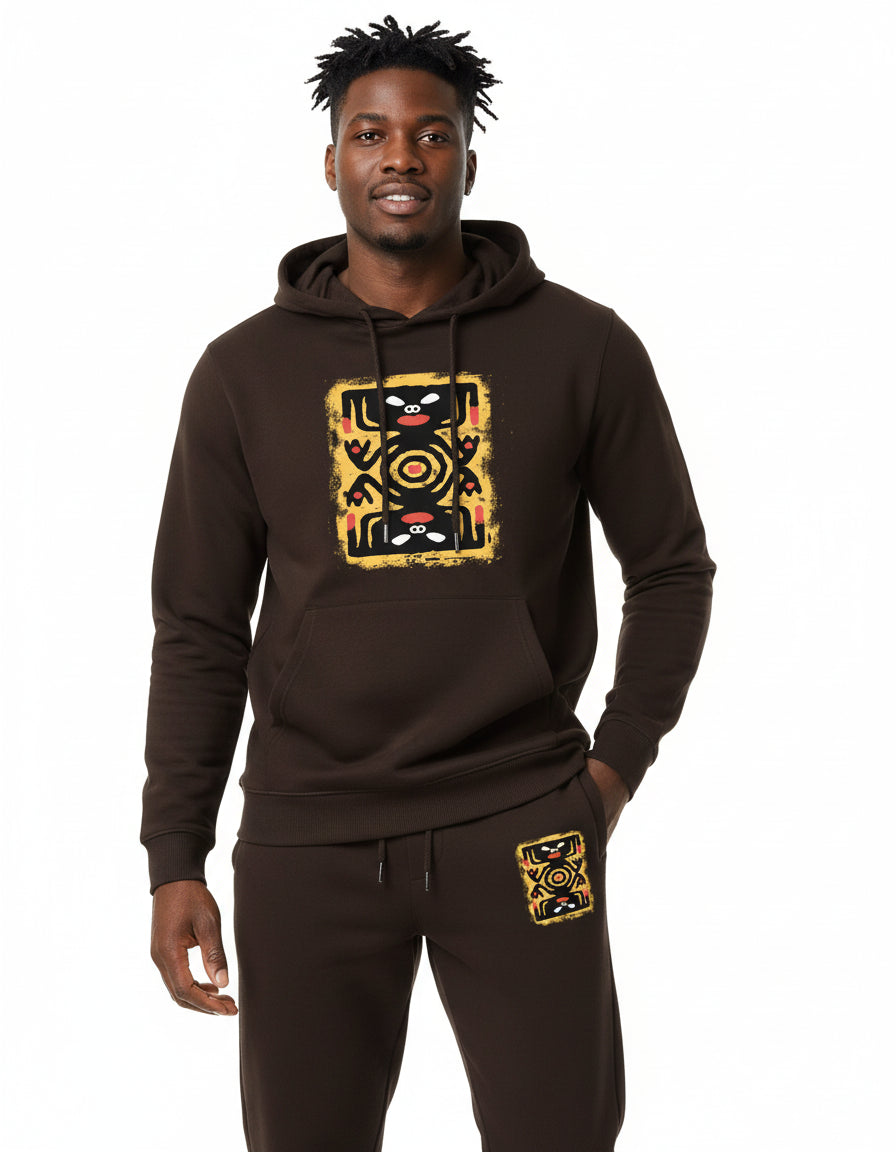 Tribal Print Hoodie Set