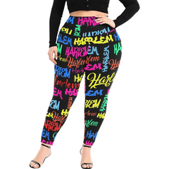 Women's High Waist Leggings(Plusss Size)(ModelL45)