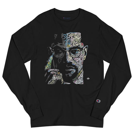 Malcolm X Men's Champion Long Sleeve Shirt