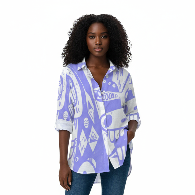 Irregular hem shirt