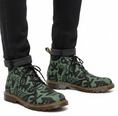 Men's Canvas Chukka Boots (Model 2402-1)