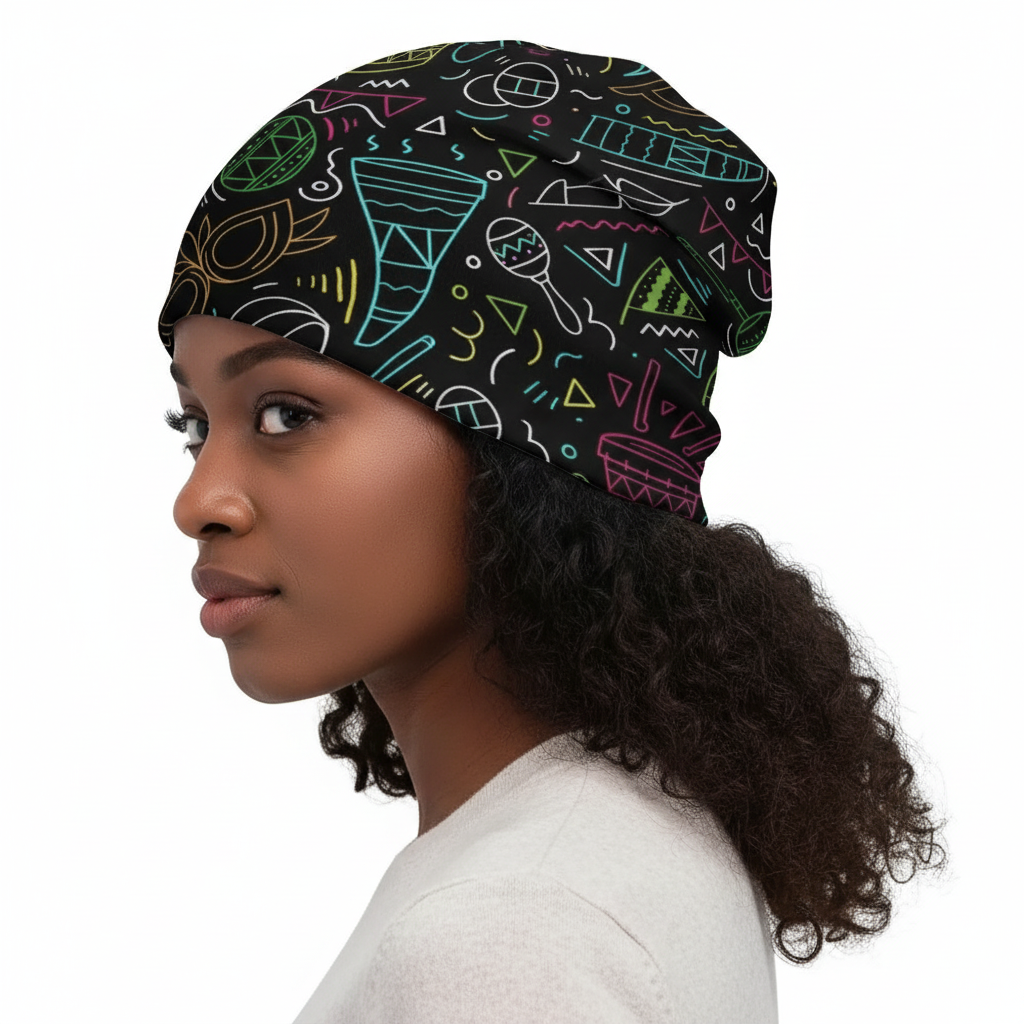 Full print Pullover cap