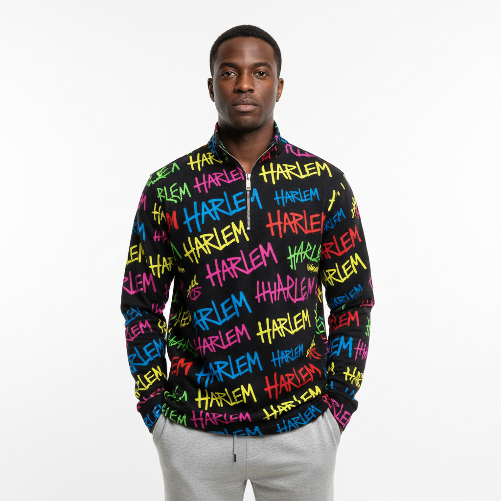 Men’s Short-Sleeve Zip-Up Shirt